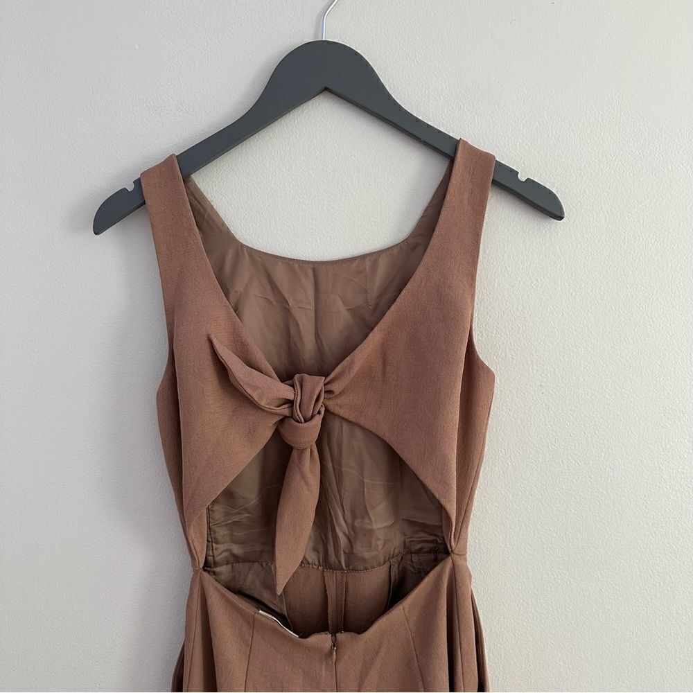 Aritzia Wilfred Ecoulement Jumpsuit in Nutmeg - Picture 5 of 8